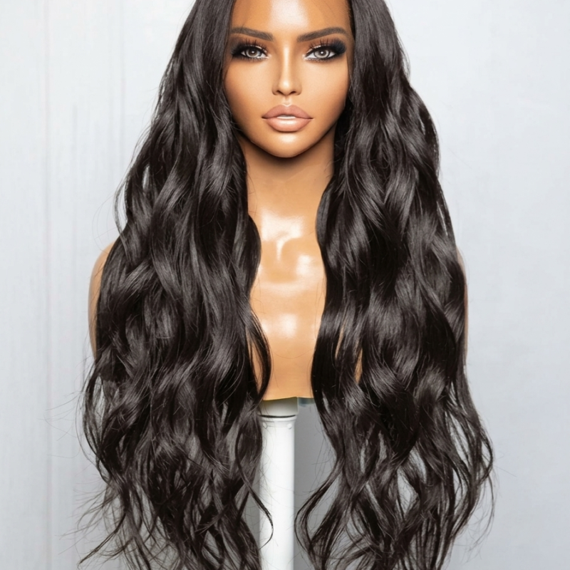 13x6 hd virgin deep wave frontal wig 5