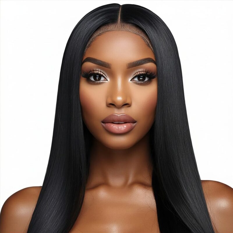 13x6 hd virgin straight frontal wig