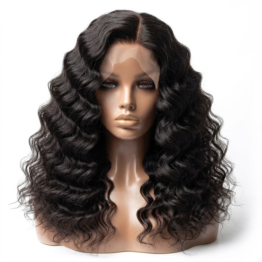 5x5 hd virgin deep wave closure wig 5x5 hd virgin deep wave closure wig