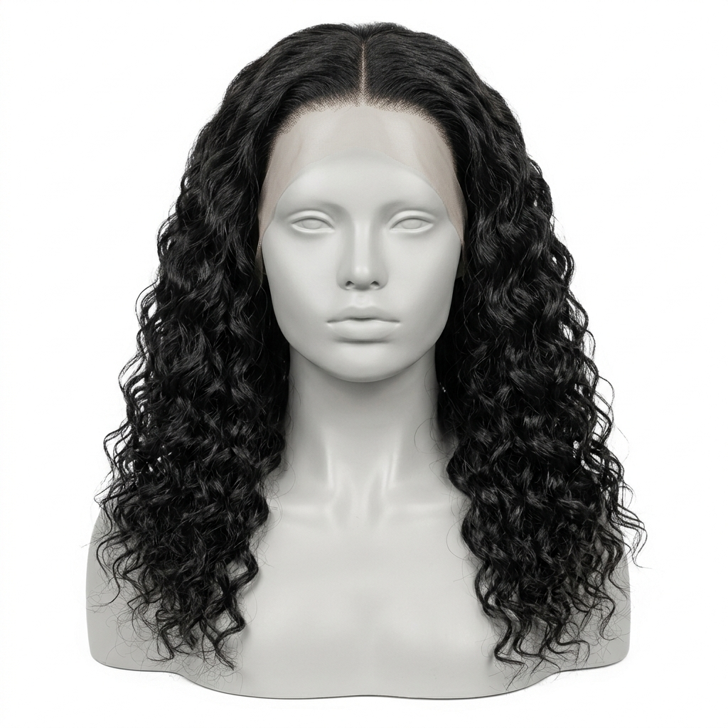 13x6 hd virgin water wave frontal wig 13x6 HD Virgin Water Wave Frontal Wig-3